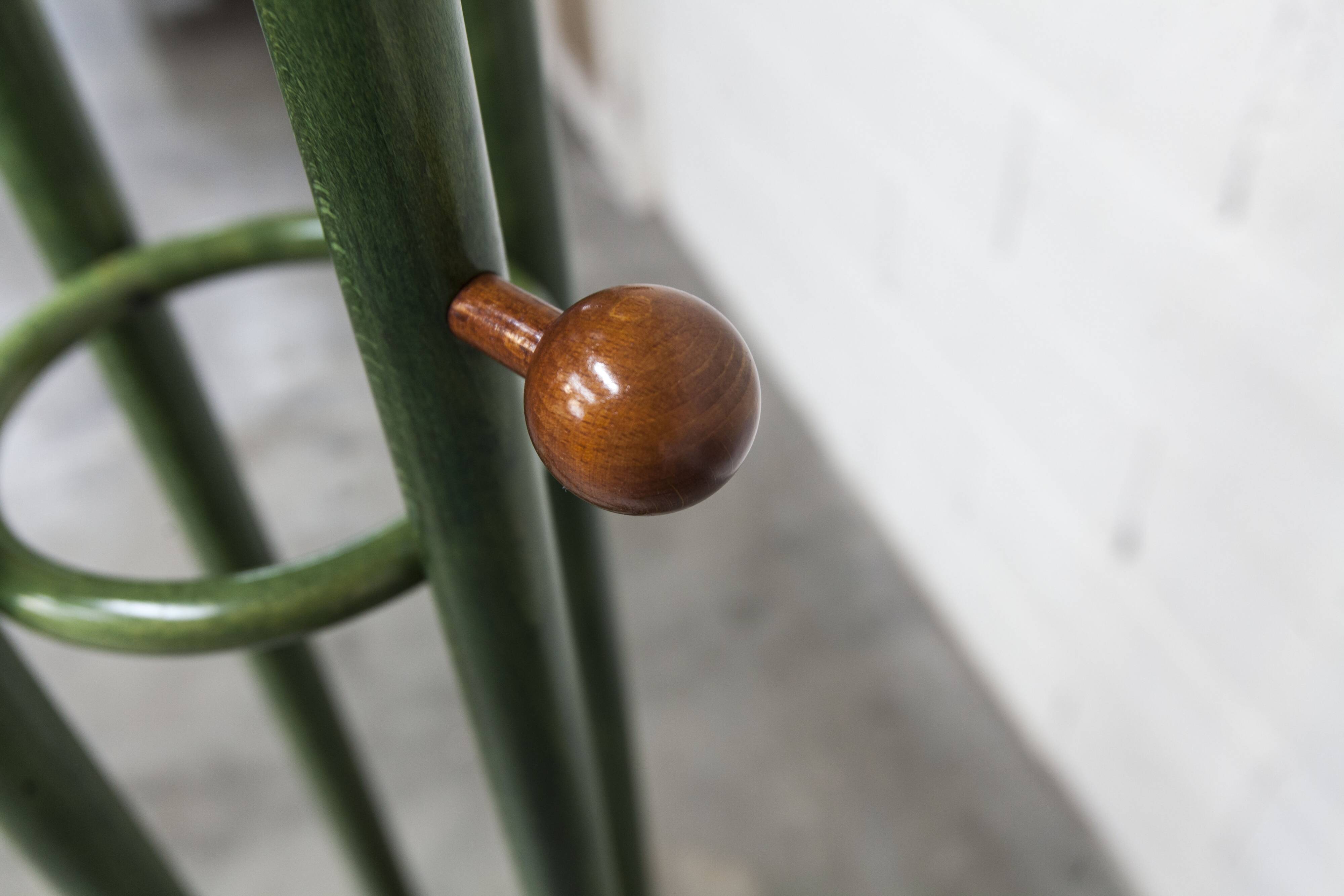 Rare portemanteau perroquet Baumann modèle Dièse 1990