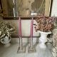 pair of Victorian style silver-plated candlesticks