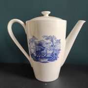 French Vintage Luneville porcelain coffee set