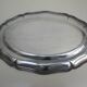 Plat ovale métal argente epns Suede