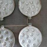 6 ceramic snail plates