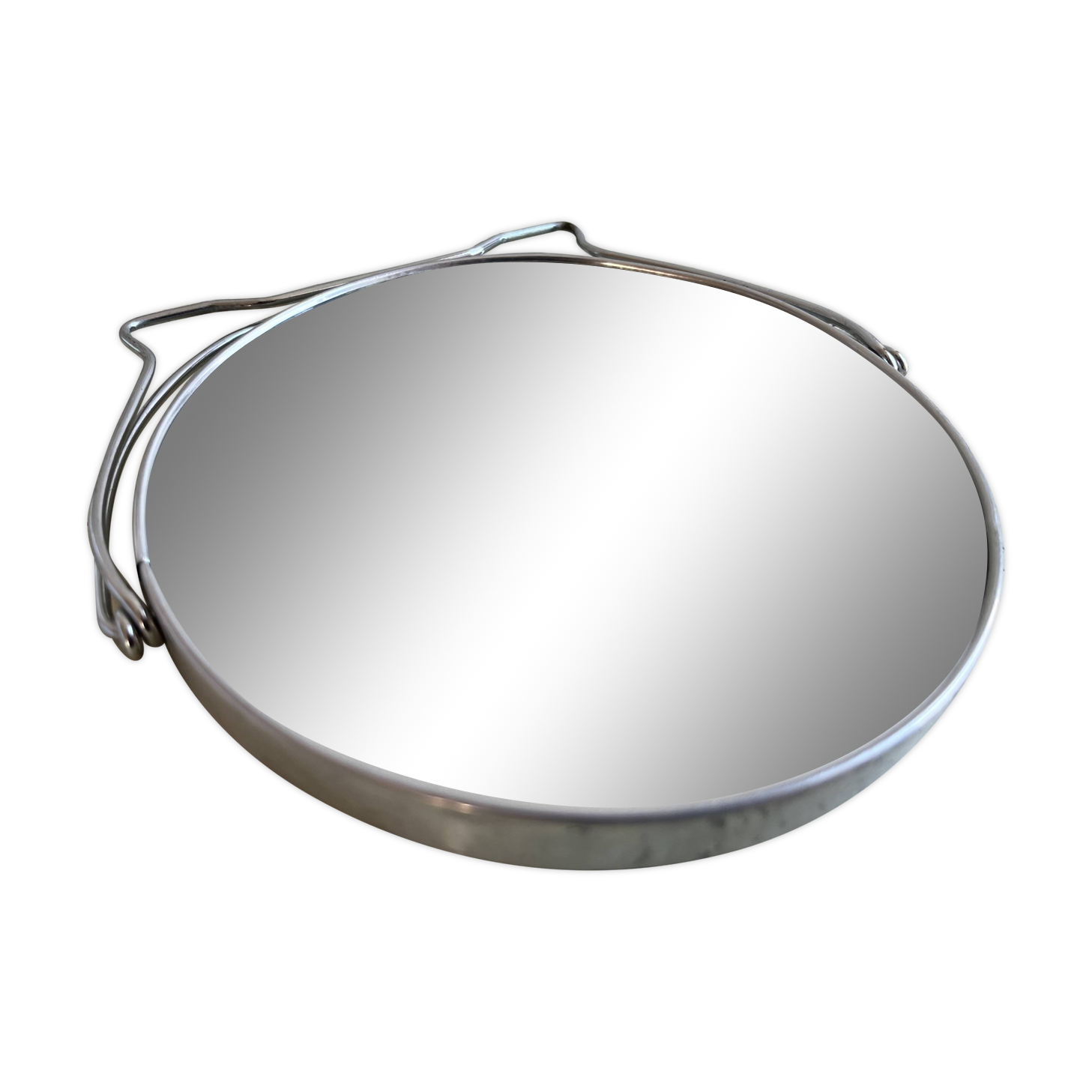 Round barber mirror 12.5 cm