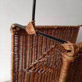 Door vintage rattan magazine