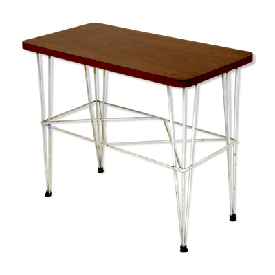 Table d'appoint ''Stringbord'' en acajou, Suède, 1950