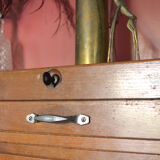 Notary triple curtain cabinet