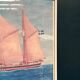 Swedish original print on paper – "Boat at Sea" by Egil Bergström – Signed – vintage and framed – 60.5 × 50.5 cm (23.8 in × 19.8 in)