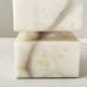 Vintage 1970 lamp in marble & brass