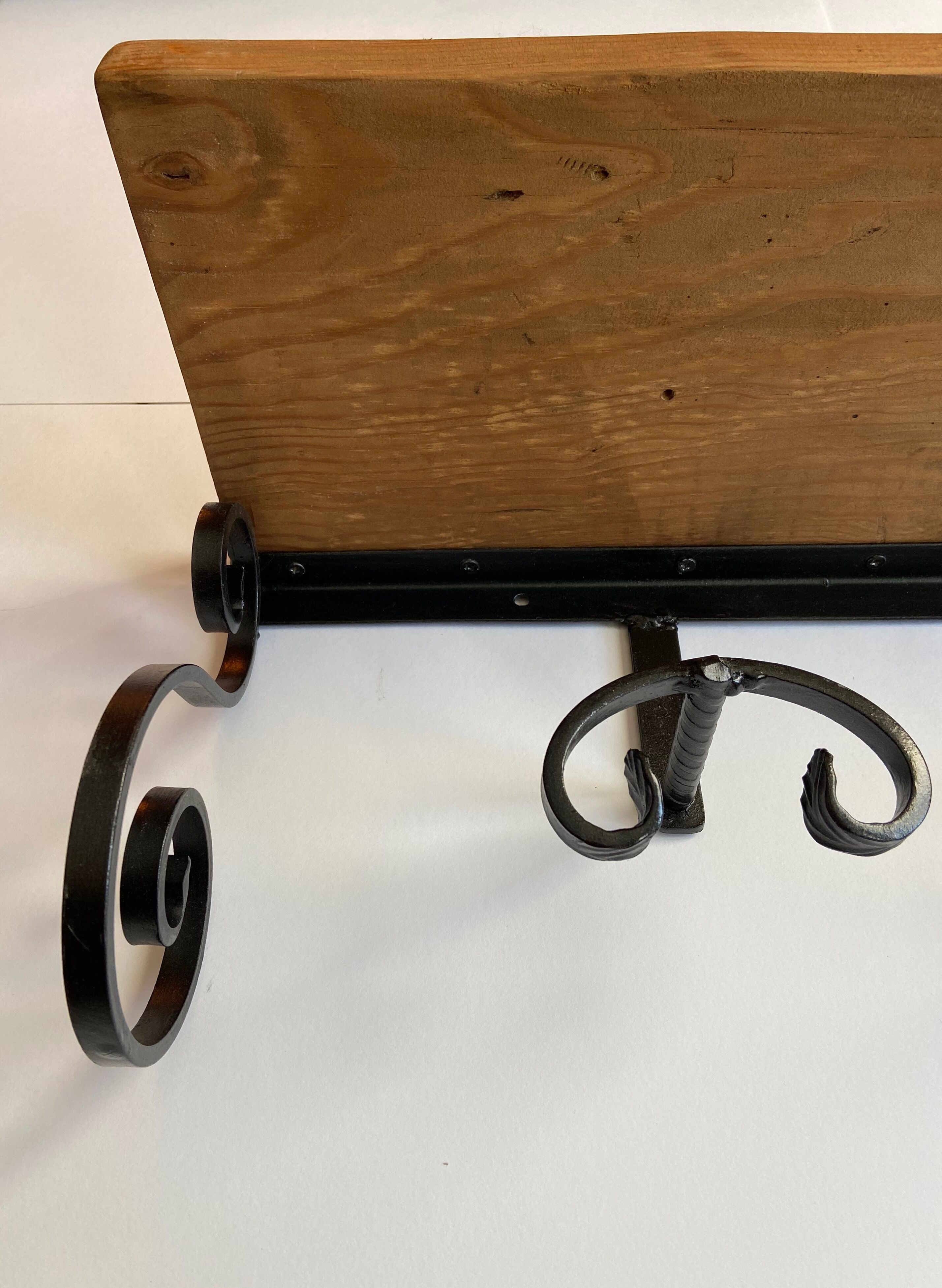 Vintage wall coat rack