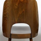 Set of 4 wooden chairs by Oswald Haerdtl for ton, 1950s, no. 515