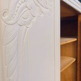 Art Deco wardrobe with mirror