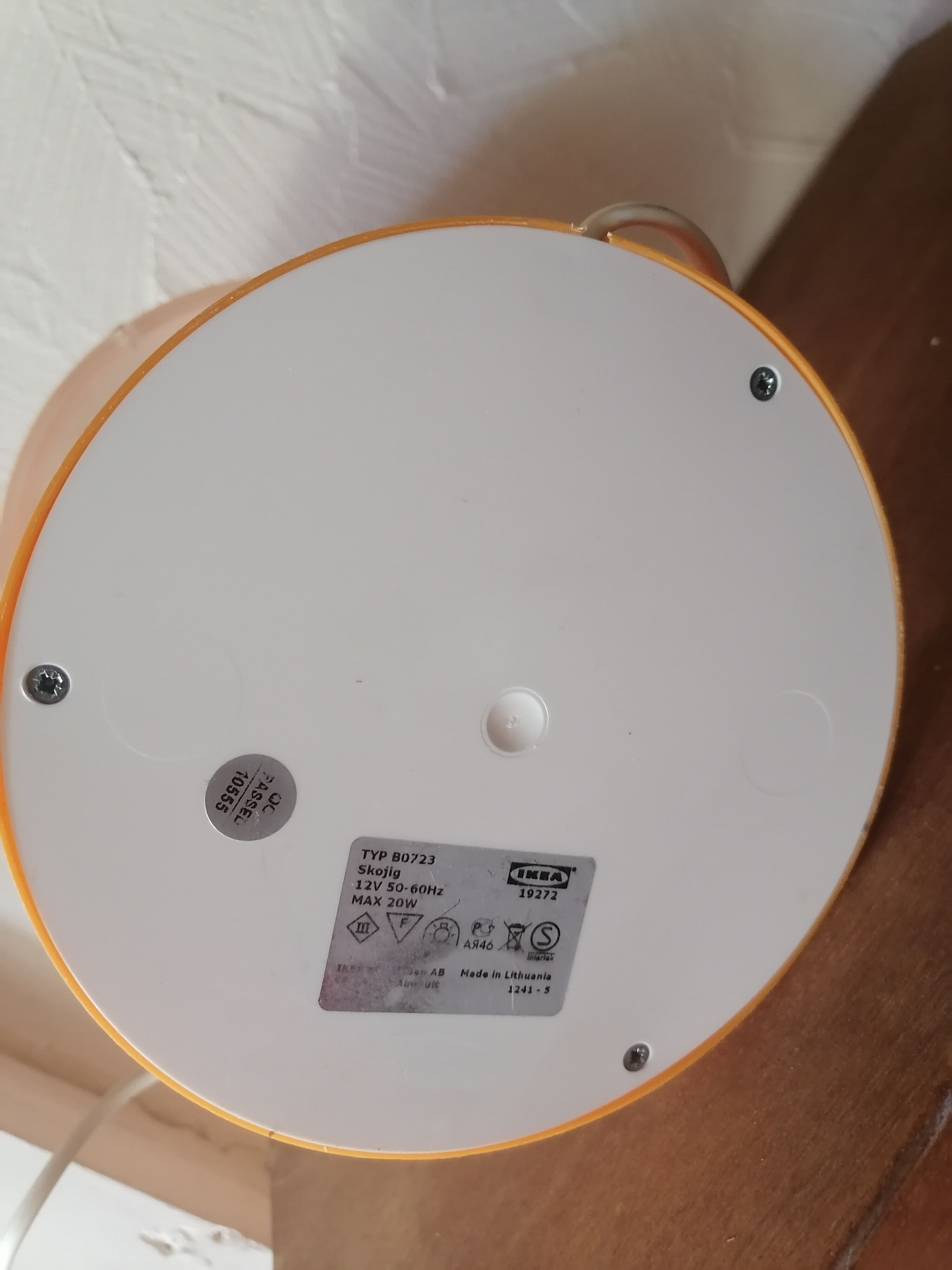 Bedside lamp ikea clouds skojig 1990