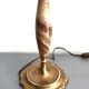 Art Nouveau lamp in alabaster and gilded metal