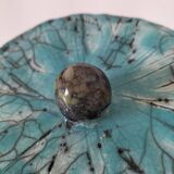 Raku-style handcrafted ceramic box
