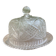 Pressed and moulded glass cheese dome