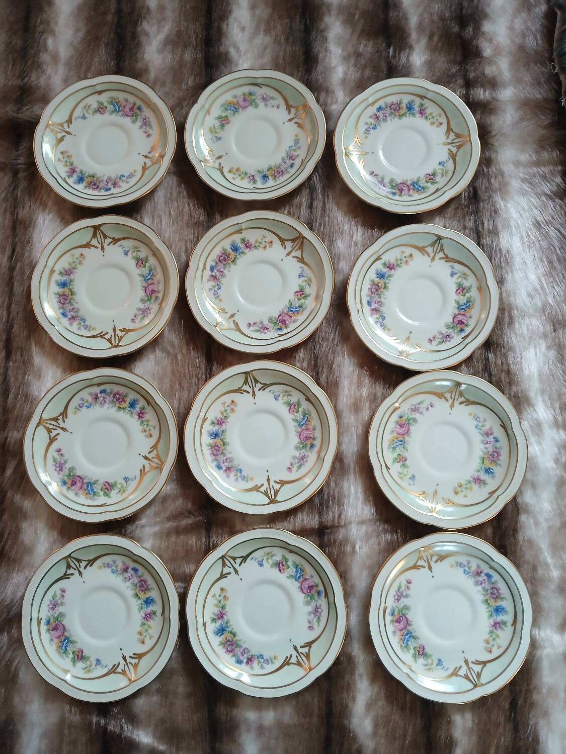 Antique fine porcelain tea set