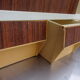 1970 plastic medicine cabinet 3 tones flair style