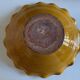 XXXL wavy bowl in glazed terracotta 1950 Provence