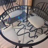 Roche Bobois table and chairs set