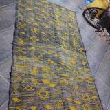 Azilal rug with geometric diamonds