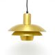 Golden Belux lamp, Denmark, 1970s