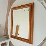 Vintage gold mirror beveled glass 47.5*37.5