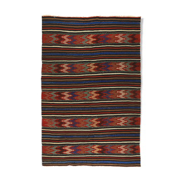 Anatolian handmade kilim rug 236 cm x 150 cm