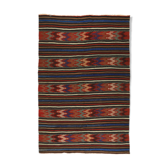 Tapis kilim anatolien fait à la main 236 cm x 150 cm