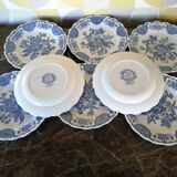 Lot of 8 flat plates Ridgway Staffordshire England