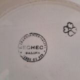 Plat creux Édouard Charbonnier Faïenceries de Salins les bains