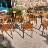 5 vintage Baumann bistro chairs
