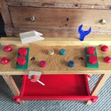 Child wooden workbench