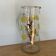 1950s-6o Gilding And Enameled Lemon Monaco Glassware decanter