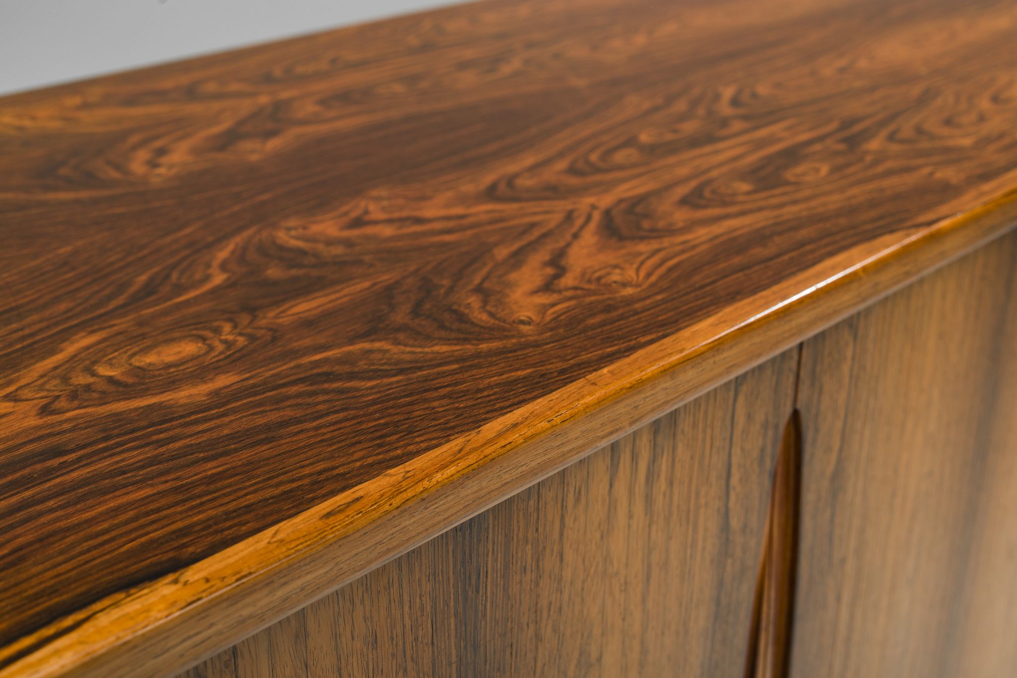 Large Rosewood Sideboard by Henning Kjaernulf for Bruno Hansen, 1950s