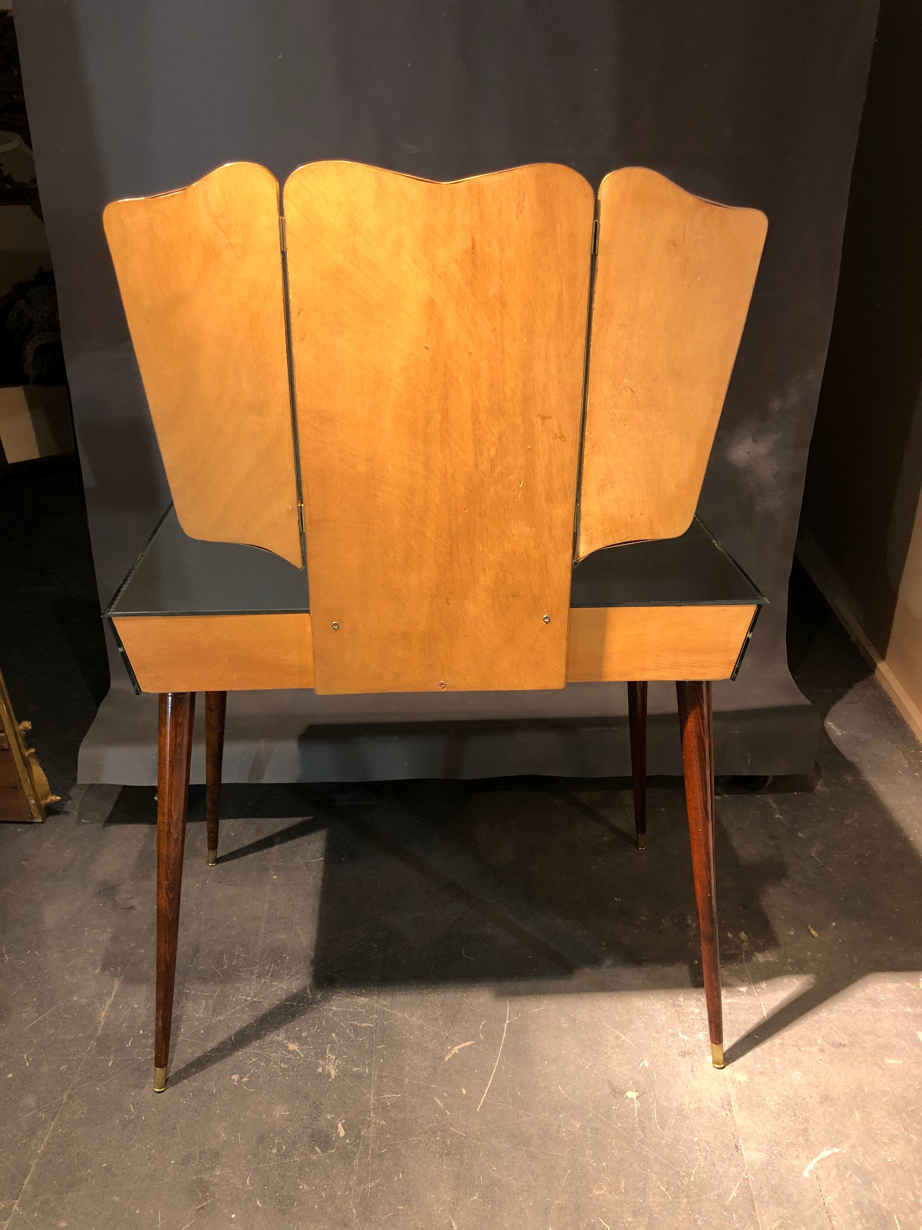Coiffeuse miroir vintage année 50