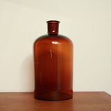 Pharmacy bottle in amber glass