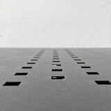 Postmodern perforated metal service trolley, 1980s