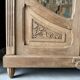 Large Art Nouveau wardrobe in solid oak (renovated)