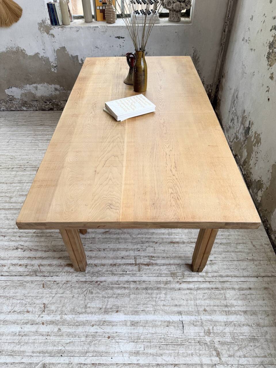 Ancienne table de ferme en chêne