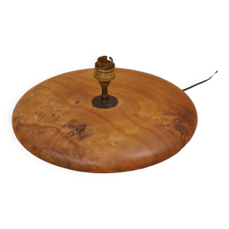 Solid wood lamp (olivier) vintage circa 1960