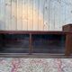 Art Deco trade counter – Display case and drawers – Stained mahogany wood – A
