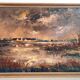 Oil painting on wood - A. Delahaye - Aspect of rural France - Hand signed and on the back - 1930