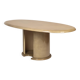 Angelo Mazzola parchment table produced by Ar.Vi Salpol, 1980