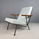Koene Oberman easy chair with teak armrests for Gelderland, 1954