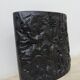 Martin Freyer Rosenthal Bisque Porcelaine Noire Papier Relief Vase Op Art