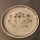 Lot of 6 flat plates in Sarreguemines Jocelyne hand-painted sandstone