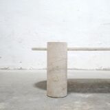 Vintage travertine coffee table