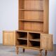 Brutalist Oak Bookcase by Henning Kjærnulf, Denmark, 1960s