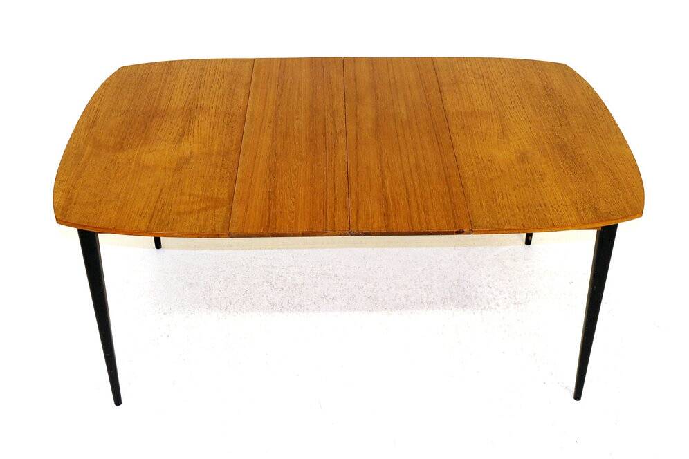 Scandinavian teak dining table, Sweden, 1960s