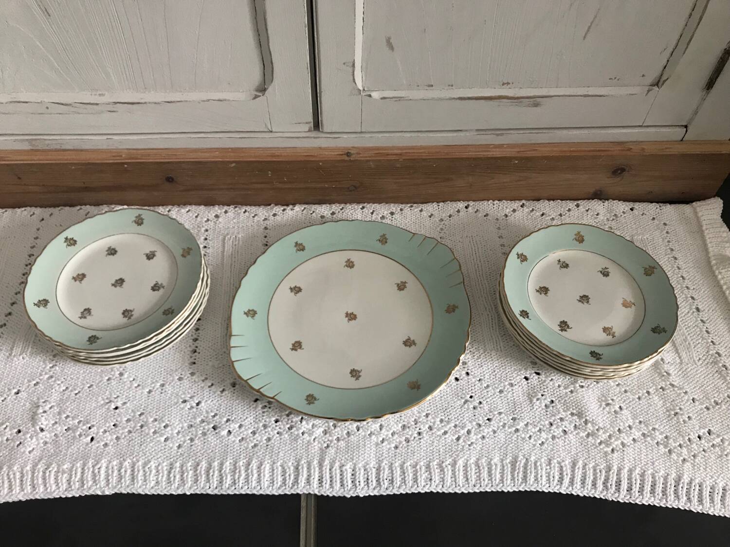 12 HERMES dessert plates and dishes
