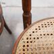 Old wooden cane bistro chair by Fischel editions